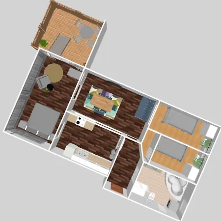 Apartment Humboldt 3 Schlafzimmer,wifi, Netflix Parken, Terrasse, Klimatisiert, Naehe Zentrum Jena