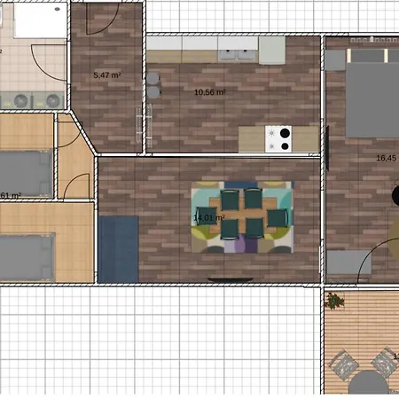 Humboldt 3 Schlafzimmer,wifi, Netflix Parken, Terrasse, Klimatisiert, Naehe Zentrum * Jena