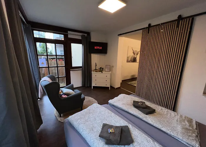 Appartement Humboldt 3 Schlafzimmer,wifi, Netflix Parken, Terrasse, Klimatisiert, Naehe Zentrum Jena